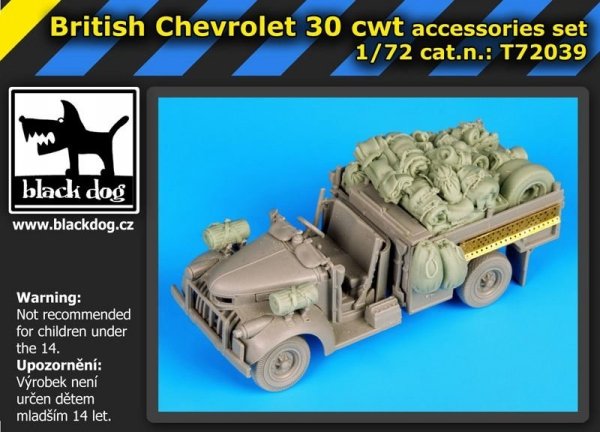 Black Dog T72039 British Chevrolet 30 cwt accesories set for Dragon 1/72