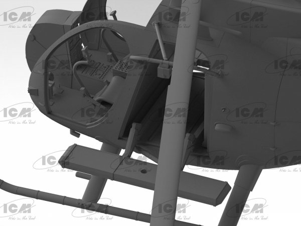 ICM 48369 MH-6J Little Bird, US Special Forces Helicopter (100% new moulds) 1/48