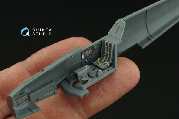 Quinta Studio QD72169 Bf 109G 3D-Printed coloured Interior on decal paper (Eduard) 1/72