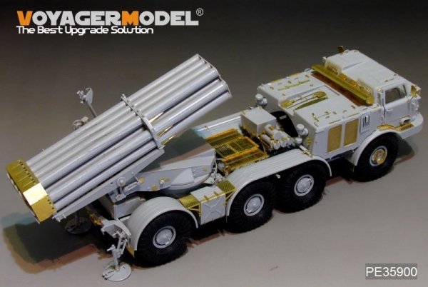 Voyager Model PE35900 Modern Russian 9P140 TEL of 9K57 Uragan(BM-27) MLRS Basic For TRUMPETER 1/35