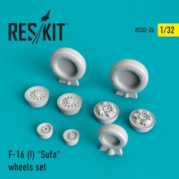 RESKIT RS32-0026 F-16 (I) &quot;Sufa&quot; wheels set 1/32