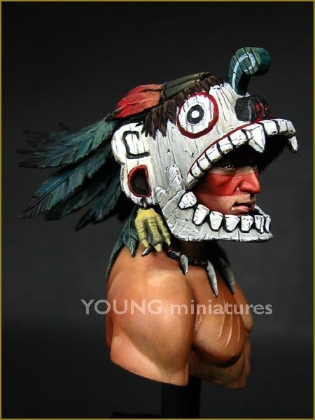 Young Miniatures YH1819 Aztec Warrior 1/10
