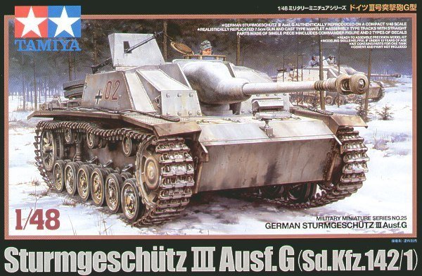 Tamiya 32525 STURMGESCHUTZ III Ausf.G (1:48)