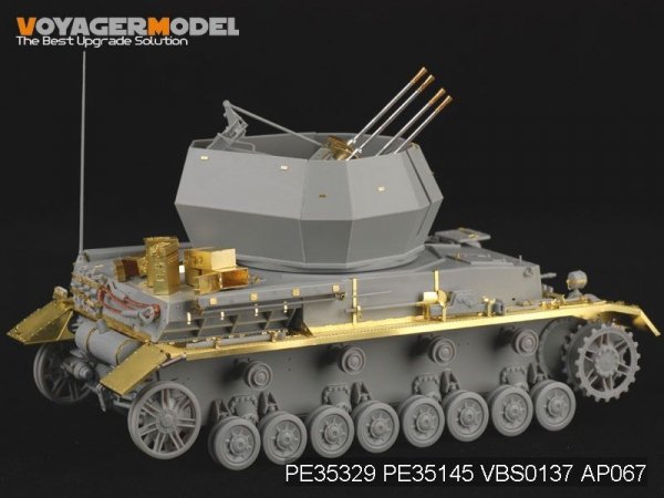 Voyager Model PE35329 WWII German 20mm Flakpanzer IV &quot;Wirbelwind&quot; For DRAGON 6540 1/35