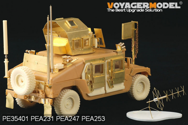 Voyager Model PEA253 Modern HUMVEE electronic Antennas set (GP) 1/35