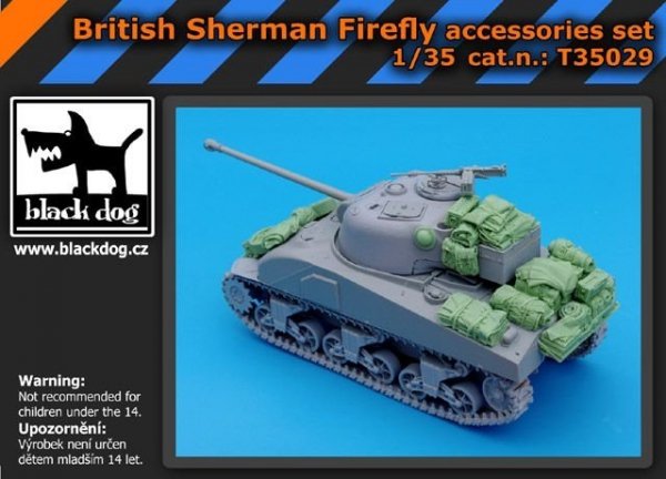 Black Dog T35029 British Sherman Firefly accessories set 1/35