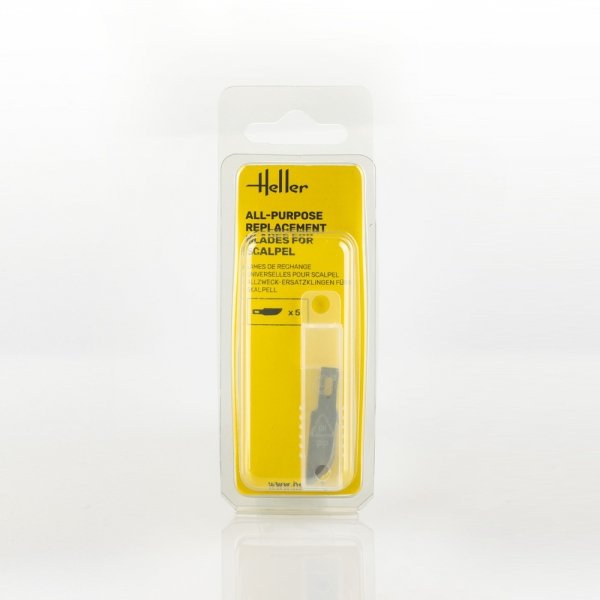 Heller 99007 All-purpose replacement blades for scalpel (5 pieces)