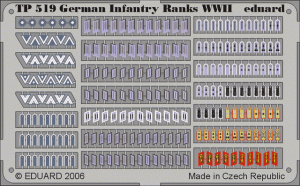 Eduard TP519 German Infantry Ranks WWII 1/35