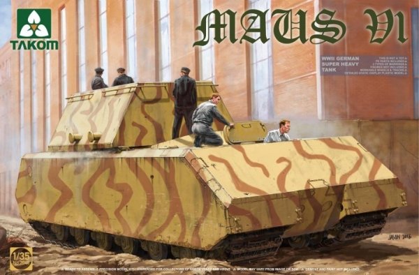 Takom 2049 German Super Heavy Tank Maus V1 1/35