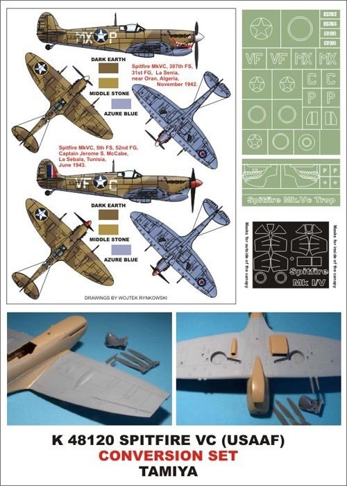 Montex K48120 Spitfire VC (USAAF) 1/48