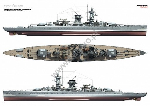 Kagero 7022 The German Pocket Battleship Admiral Graf Spee EN/PL