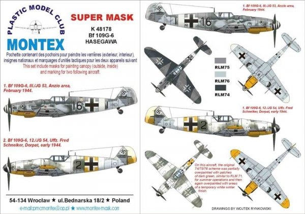 Montex K48178 Bf 109G-6 1/48