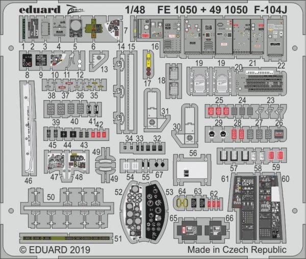 Eduard FE1050 F-104J 1/48 KINETIC MODEL