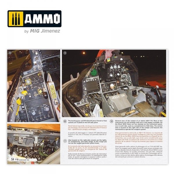 AMMO of Mig Jimenez 6029 F-16 Fighting Falcon / VIPER. Visual Modelers Guide Multilingüal (Eng, Spa, Ita)