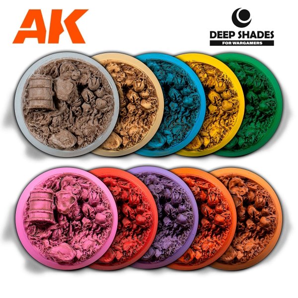 AK Interactive AK13002 PURE GRIME – DEEP SHADES 30ML