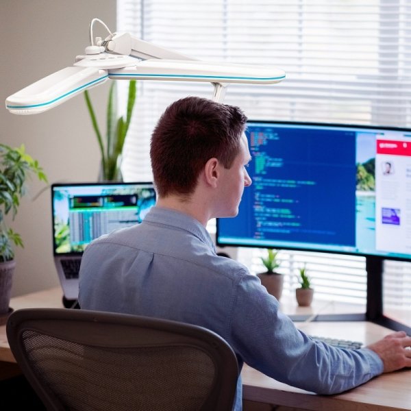 Lightcraft LC8020LED Double-Headed Versatile Task Lamp