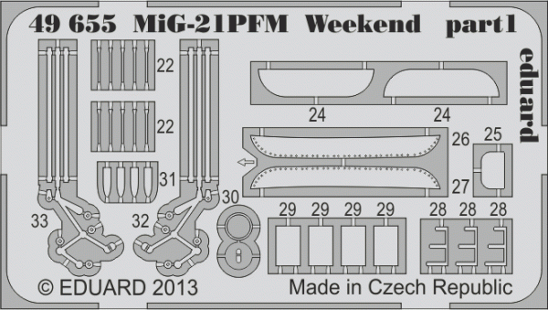 Eduard 49655 MiG-21PFM Weekend 1/48 EDUARD