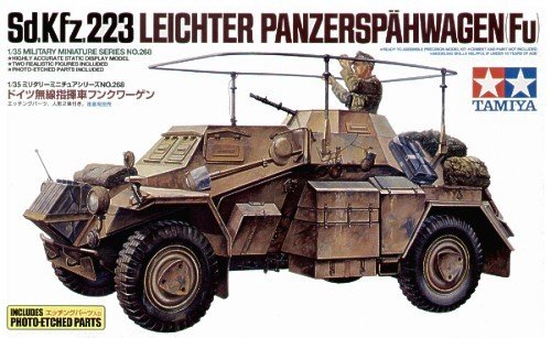 Tamiya 35268 German Armored Car Sd.Kfz.223 w/Photo Etched Parts (1:35)