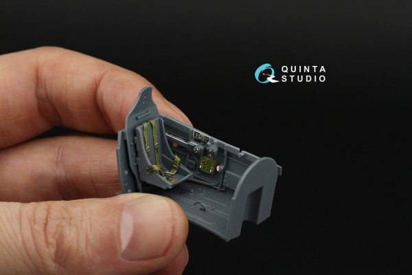Quinta Studio QD48654 P-40N Warhawk 3D-Printed &amp; coloured Interior on decal paper (Eduard) 1/48