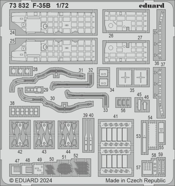 Eduard BIG72184 F-35B detail set Tamiya 1/72