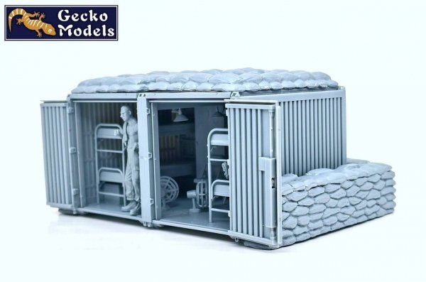 Gecko Models 35GM0116 US Army Base Temporary Dormitories in (Vietnam War Era) 1/35