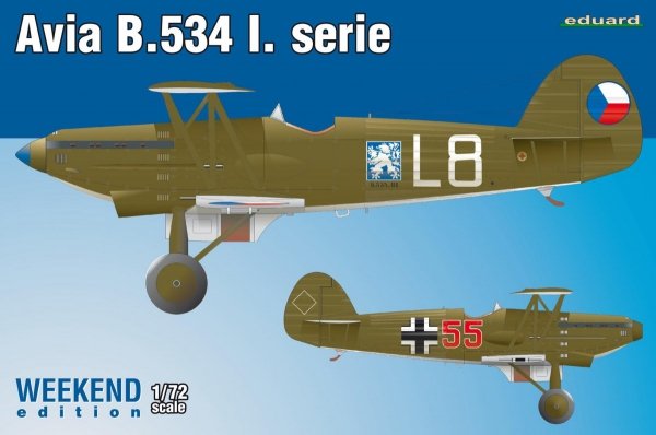 Eduard 7446 Avia B-534 I. serie 1/72