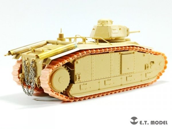 E.T. Model P35-019 WWII French Battle Tank B1 bis Workable Track ( 3D Printed ) 1/35