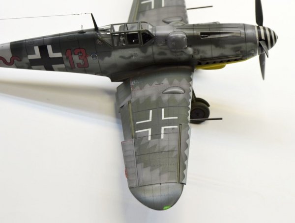 Omask 47008 Bf 109G-6 camo mask for Bartels wing 1/72