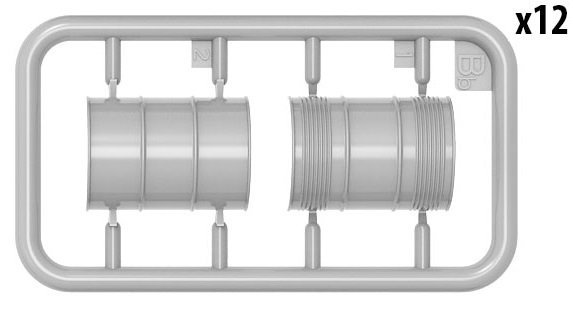 MiniArt 35592 U.S. FUEL DRUMS 55 GALS. 1/35