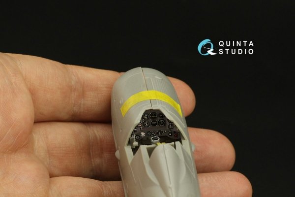Quinta Studio QD48312 Gloster Gladiator MKII 3D-Printed &amp; coloured Interior on decal paper (Roden) 1/48
