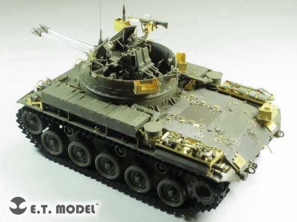 E.T. Model E35-198 US Army M42A1 Self-Propelled Anti-Aircraft gun late type (For AFV CLUB Kit) (1:35)