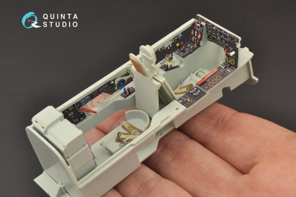 Quinta Studio QD32093 He 219 3D-Printed &amp; coloured Interior on decal paper ( Revell ) 1/32