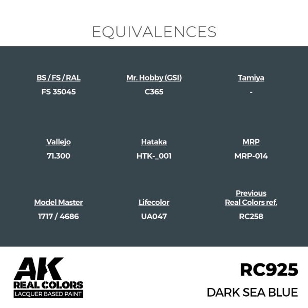 AK Interactive RC925 Dark Sea Blue 17 ml
