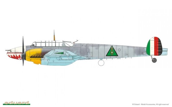 Eduard 7083 Bf 110E 1/72