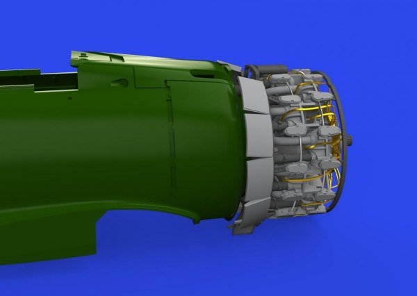 Eduard 648852 A6M2-N Rufe engine complete PRINT EDUARD 1/48
