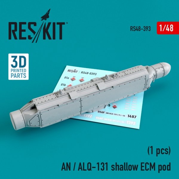RESKIT RS48-0393 AN / ALQ-131 SHALLOW ECM POD 1/48