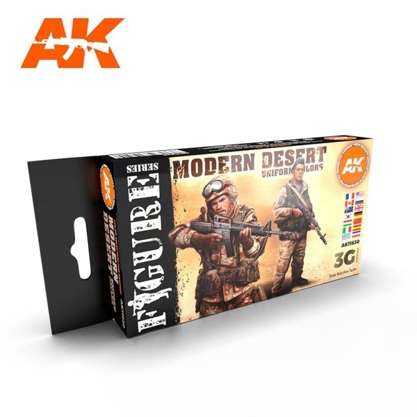 AK Interactive AK11630 MODERN DESERT UNIFORM COLORS