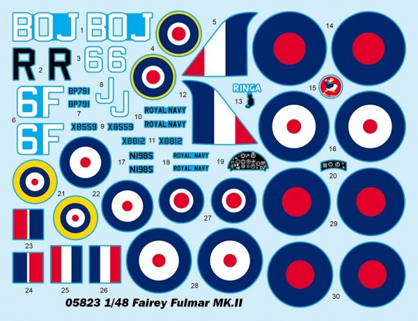 Trumpeter 05823 Fairey Fulmar Mk.II 1/48