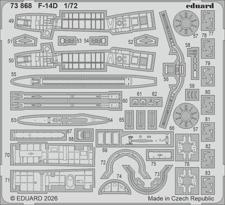 Eduard 73868 F-14D TAMIYA 1/72