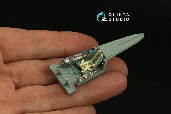 Quinta Studio QD48315 Fw 190A-5/6 3D-Printed &amp; coloured Interior on decal paper (Eduard) 1/48