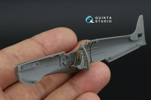 Quinta Studio QD72226 Spitfire Mk.Iа 3D-Printed &amp; coloured Interior on decal paper (Airfix) 1/72