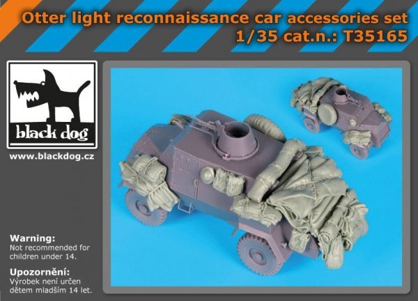 Black Dog T35165 Otter light reconnaissance car accessories set 1/35