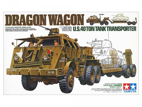 Tamiya 35230 U.S. 40 Ton Tank Transporter &quot;Dragon Wagon&quot; (1:35)
