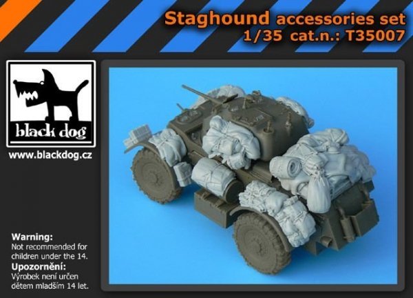 Black Dog T35007 Staghound accessories set for Bronco kit 1/35