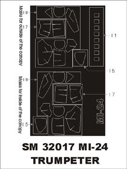 Montex SM32017 Mi-24 TRUMPETER 1/32