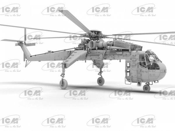 ICM 72001 Sikorsky CH-54A Tarhe, US Heavy Helicopter (100% new moulds) 1/72