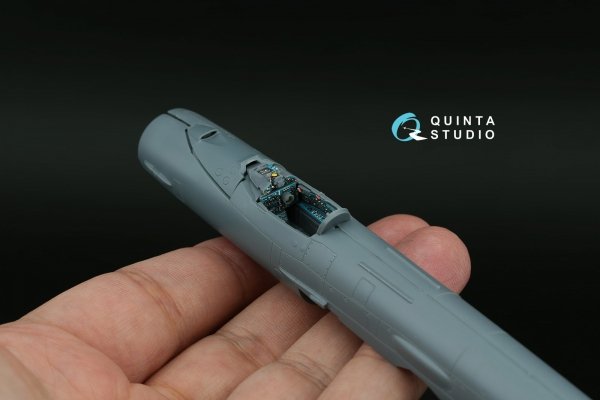 Quinta Studio QD+72239 MiG-21bis early 3D-Printed &amp; coloured Interior on decal paper ( Eduard )( with 3D-printed resin parts ) 1/72