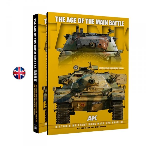 AK Interactive AK130014 THE AGE OF THE MAIN BATTLE TANK - English