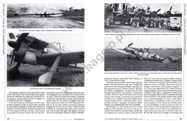 Kagero 12019 Luftwaffe versus USAAF 8th Air Force vol. I EN