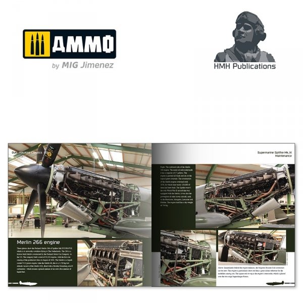 HMH Publications DH-C001 Supermarine Spitfire Mk.IX &amp; Mk.XVI - Aircraft in Detail C001 (English Version)